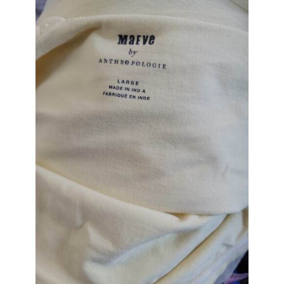 Anthropologie Maeve Tulle Yellow Bow Top - Large - New - Picture 5 of 6